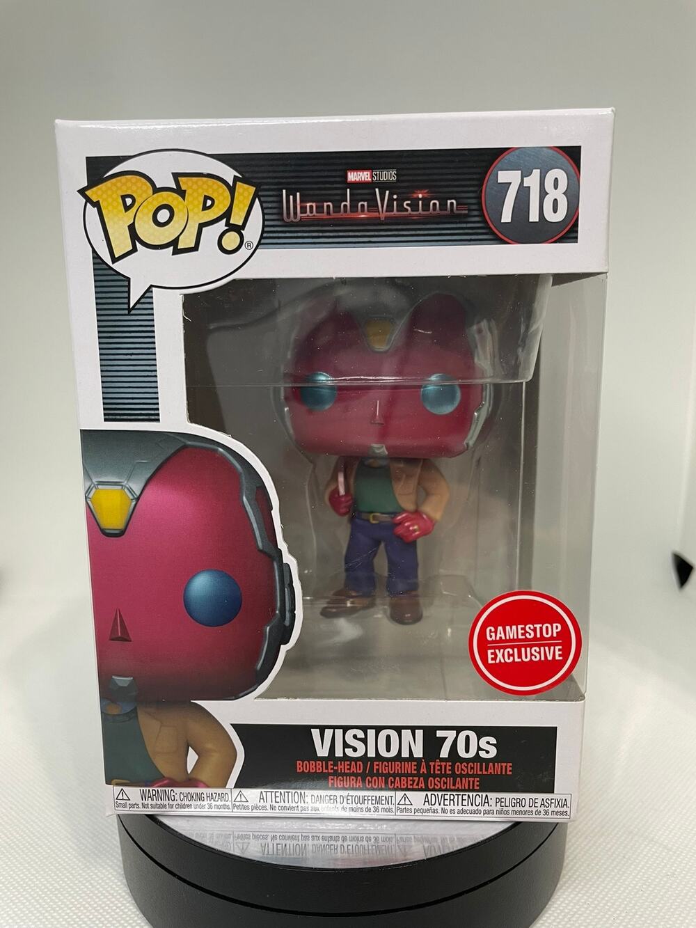 Funko Pop - WandaVision - Vision 70's 718 - GameStop Exclusive